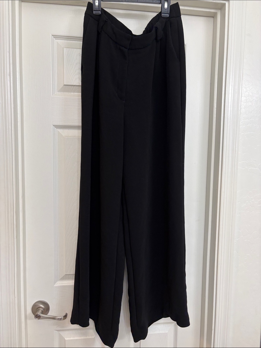 Express Luxe Comfort Black Wide-Leg Women’s Trousers